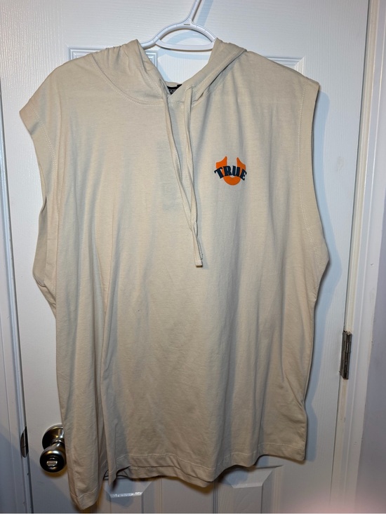 True Religion Other - True Religion Sleeveless Hooded Shirt Large New With Tags